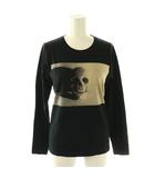 アンディウォーホル バイ ヒステリックグラマー ANDY WARHOL by HYSTERIC GLAMOUR スカルフォトプリント Tシャツ カットソー F ブラック /DF ■OS