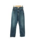 ヤヌーク YANUK 25SS IENA別注 LOUISE ストレートデニム パンツ ジーンズ 22 ブルー /ES ■OS