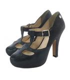 ヴィヴィアンウエストウッド Vivienne Westwood ベルトハイヒールサンダル ストラップ 36 緑 グリーン /SR ■SH