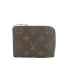 ルイヴィトン LOUIS VUITTON モノグラム ポルトフォイユ・ノア・コンパクト コインケース 小銭入れ L字ファスナー 茶 M83676 /MI ■OS ■OH