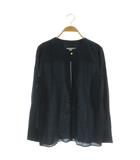 メーカーズシャツ カマクラ MAKER'S SHIRT 鎌倉 ノーカラーブラウス プルオーバー 長袖 9 ネイビー /MY ■OS