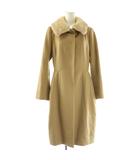 フォクシー ブティック FOXEY BOUTIQUE カシミヤ ミンクファー コート アウター ロング 38 ベージュ /NR ■OS