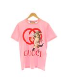 グッチ GUCCI × ヒグチユウコ 615044 日本限定 Tシャツ カットソー 半袖 XXS ピンク /DF ■OS