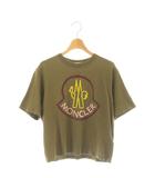 モンクレール MONCLER SS T-SHIRT プリントTシャツ カットソー XS カーキ /DF ■OS