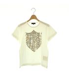トリココムデギャルソン tricot COMME des GARCONS AD2011 スパンコール装飾Tシャツ カットソー S 白 /CX ■OS