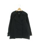プラステ PLST 24SS ショートトレンチコート M ネイビー ダブルブレスト オーバーサイズシルエット /OK ■OS