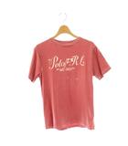 ポロ ラルフローレン POLO RALPH LAUREN ロゴTシャツ カットソー 半袖 M 150 スモークレッド オフホワイト /DO ■OS