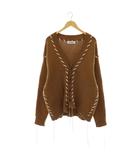 ディスカバード DISCOVERED LOOPING KNIT CARDIGAN カーディガン ニット 1 キャメル /HK ■OS