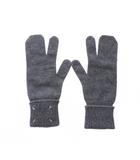 メゾンマルジェラ 1 Maison Margiela 1 Tabi タビ 手袋 ウール チャコールグレー タビ型 ステッチデザイン S51TS0042 /RI ■OS ■SH