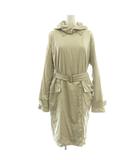 マックスマーラ MAX MARA CITY コート アウター サテン ベルト付き アンゴラ混 42 ベージュ /CX ■OS