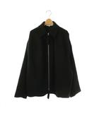 エンフォルド ENFOLD 25AW  ZIPPER BLOUSON ブルゾン ジャケット ジップアップ アウター 38 黒 /NR ■OS