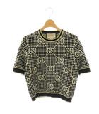 グッチ GUCCI 23SS GGラメジャガードハーフスリーブニット カットソー 五分袖 XS マルチカラー 743322 /DO ■OS