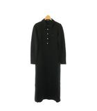 ルーニィ LOUNIE 26SS 衿付きカットソーワンピース ロング 長袖 36 ブラック /DO ■OS