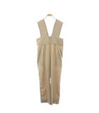 ヨリ yori サテンフリルサロペット パンツ 38 グレージュ /DF ■OS
