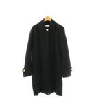 バレンシアガ BALENCIAGA ウール ステンカラーコート アウター ロング 34 黒 ブラック 436007 /HS ■OS