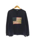 ポロジーンズ ラルフローレン POLO JEANS ポロジーンズカンパニー 星条旗 スウェット トレーナー 長袖 L 紺 ネイビー /HS ■OS