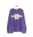  キャラクス CALUX ロングスリーブTシャツ ドゥーズィエムクラス パープル /MY ■OS