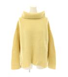 フォクシー FOXEY 41437  Knit Top Chocolat ニット セーター 長袖 タートルネック カシミヤ 黄色 /NR ■OS