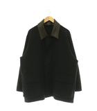 オーラリー AURALEE A25AB02CN CASHMERE MELTON HAND SEWN BLOUSON ブルゾン ジャケット アウター カシミヤ 4 黒 ブラック /NR ■OS ■SH