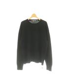 オフホワイト OFF WHITE OMHE091C99KNI001 PERMANENT Crew Neck Sweater ニット セーター 長袖 L ブラック /HK ■OS ■SH