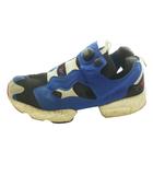 リーボック Reebok × ADIDAS インスタポンプフューリー ブースト instapump fury boost スニーカー US9.5 27.5cm 青 ブルー 黒 ブラック /SS ■OS ■SH
