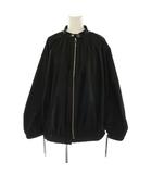 エンフォルド ENFOLD 25SS CIRCLE-ARM BLOUSON ブルゾン ジャケット ジップアップ 38 黒 300HS230-1290 /NR ■OS