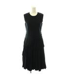 フォクシー FOXEY ニットドレス ノースリーブワンピース 38 ネイビー /ES ■OS