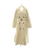 マックスマーラ MAX MARA the cube スプリングコート ロング 38 ベージュ /HK ■OS