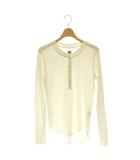  エヌエスエフ NSF 24AW L/S HENLEY Tシャツ カットソー ドゥーズィエムクラス取扱い S ライトベージュ /CX ■OS