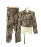 アメリヴィンテージ Ameri VINTAGE セットアップ PLAYFUL TWEED JACKET PLAYFUL TWEED PANTS ツイード ジャケット パンツ S マルチカラー /DO ■OS