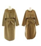 アメリヴィンテージ Ameri VINTAGE 2点セット MANY WAY USEFUL BOA COATボアコート アウター ジャケット フェイクファー S ベージュ /CX ■OS
