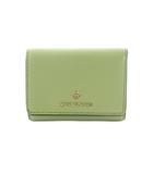 マイケルコース MICHAEL KORS 財布 三つ折り 小銭入れ レザー 黄緑 /MI ■OS
