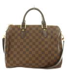 ルイヴィトン LOUIS VUITTON ダミエ スピーディ バンドリエール 30 キャンバス 2WAY ボストンバッグ ハンド ショルダー ロゴ 茶 ブラウン N41367 /BB ■OH