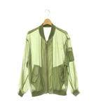 リヴドロワ RIVE DROITE 24SS ライトシアーブルゾン ジップアップ F ライトグリーン /DO ■OS