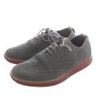 コールハーン COLE HAAN ゼログランド ウィングチップ スニーカー 7.5M グレー /SR