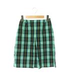 バーバリーブルーレーベル BURBERRY BLUE LABEL チェック スカート ミニ タック 36 黒 水色 /HS ■OS
