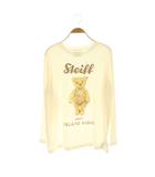 ジェラートピケ gelato pique 24SS シュタイフ Jamesワンポイントプルオーバー Tシャツ カットソー ルームウェア F クリーム マルチカラー /ES ■OS