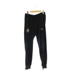 アベイシングエイプ A BATHING APE ブラックカモ ベロアトラックパンツ×PUMA イージー ジョガー S 黒 ブラック /HS ■OS ■SH