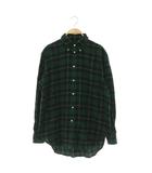 ポロ ラルフローレン POLO RALPH LAUREN チェックシャツ ボタンダウン 長袖 コットン SP グリーン /MY ■OS