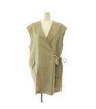 チノ CINOH SUMMER WOOL GILLET ジレ ベスト 36 ミックスグレージュ /ES ■OS