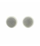 シャネル CHANEL 99S ココマーク ピアス 両耳用 グレー シルバー色 /SR ■OH