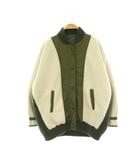 アメリヴィンテージ Ameri VINTAGE ボア切替ジャケット ブルゾン F カーキ ホワイト /HK ■OS