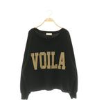 リヴドロワ RIVE DROITE 25AW Yossshiiii企画 ワイドロゴカットオフスエット スウェット 長袖 F ブラック /MY ■OS