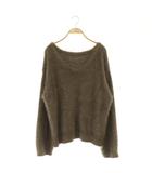 リヴドロワ RIVE DROITE 25AW メランジフェザー2WAYニット セーター 長袖 F ブラウン /MY ■OS