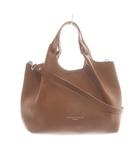 ジャンニキャリーニ GUM gianni chiarini デュアS 2Wayバッグ ショルダーバッグ ハンドバッグ レザー 茶色 ブラウン /SR