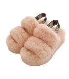 アグ オーストラリア UGG australia サンダル 厚底 ボア US5 22.0cm ピンク 1120876 /MI ■OS