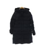 デミルクス ビームス Demi-Luxe BEAMS ダウンコート フード付き 38 ネイビー /ES ■OS