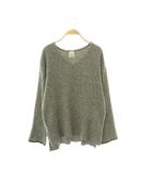 ジェラートピケ gelato pique 24AW エアモコ×スムーズィーラインプルオーバー ニット 長袖 ルームウェア F グレー /NR ■OS