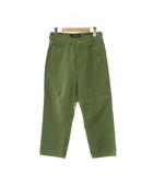 マディソンブルー MADISONBLUE 24SS SAROUEL PT L.oz BS パンツ サルエルパンツ クロップド ボタンフライ 00 カーキ MB241-3006 /HS ■OS
