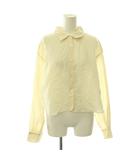 イエナ IENA 25SS ラミーリヨセルショートシャツ 長袖 アイボリー /HK ■OS
